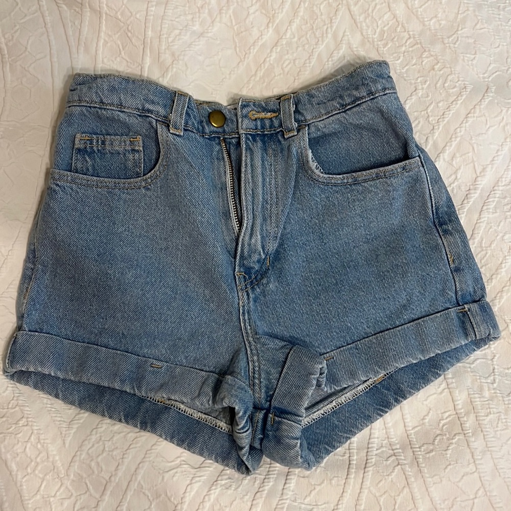 American Apparel Shorts size 24 high rise